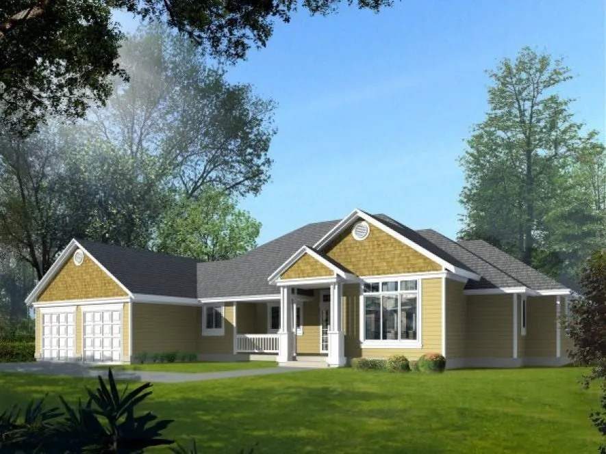 Full Rendering for House Plan #239101