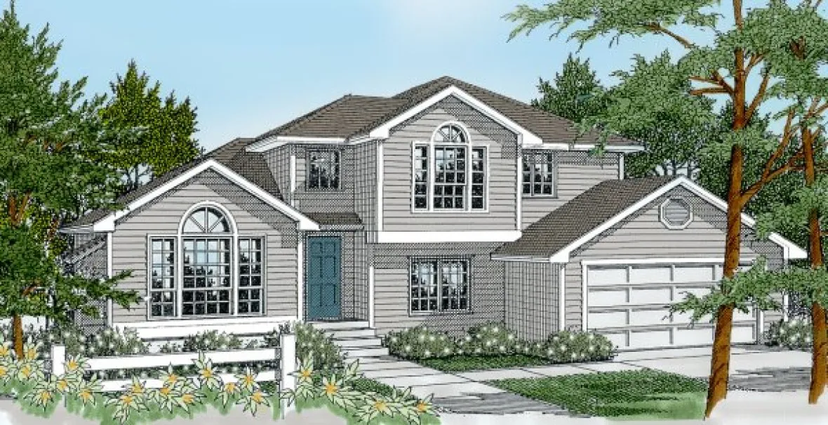 Full Rendering for House Plan #231201