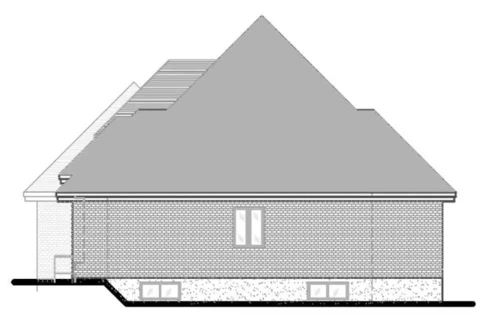 Right Elevation for House Plan #420393