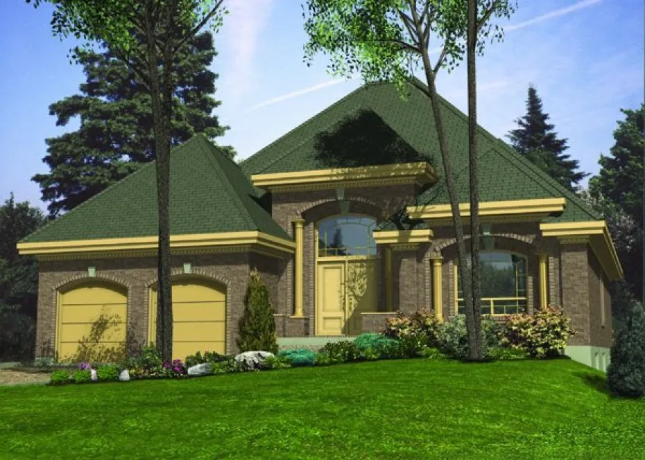 Full Rendering for House Plan #420393