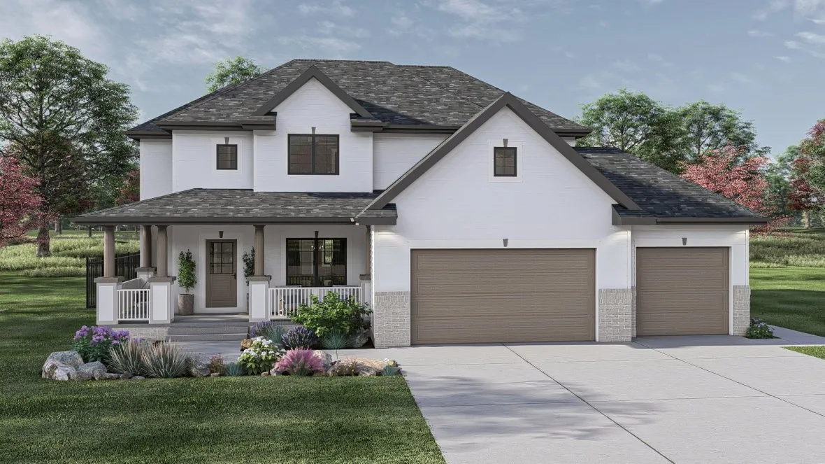 Full Rendering for House Plan #700852