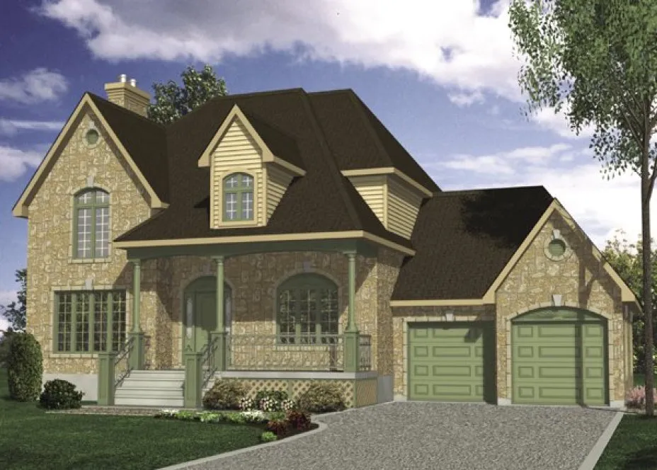 Full Rendering for House Plan #420504