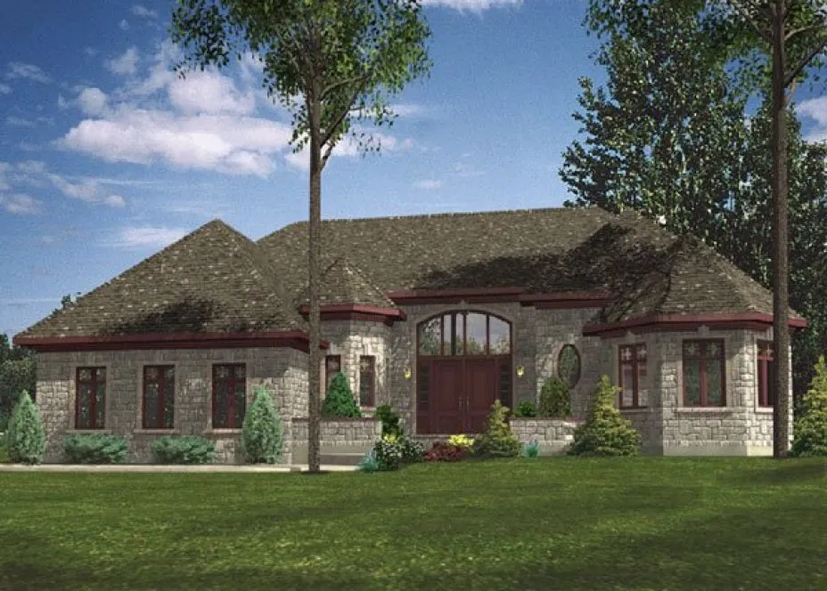 Full Rendering for House Plan #420904