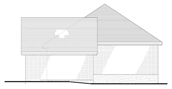 Right Elevation for House Plan #420214
