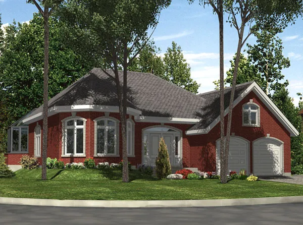 Full Rendering for House Plan #420214