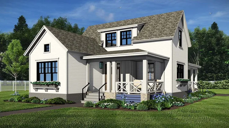Full Rendering for House Plan #280002