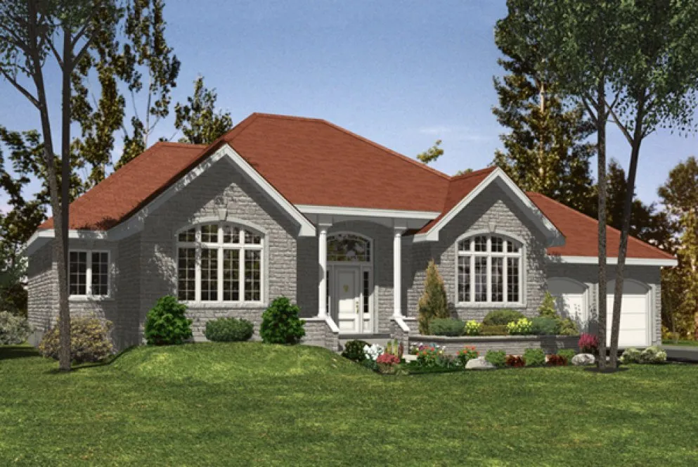 Full Rendering for House Plan #420714