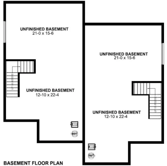 Basement Plan for House Plan #195148