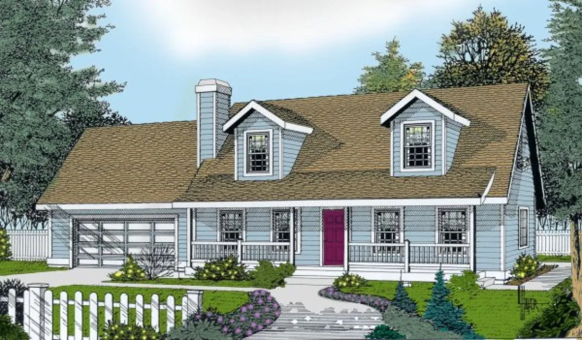 Full Rendering for House Plan #235120