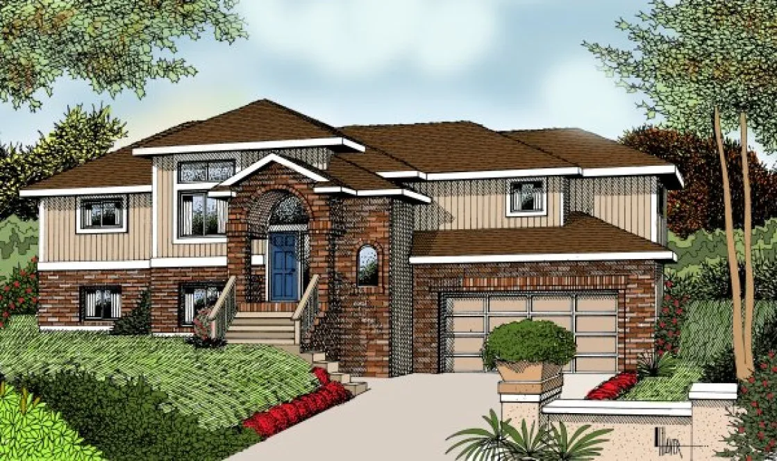 Full Rendering for House Plan #237121