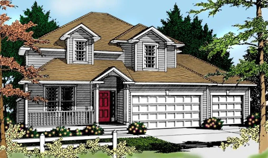 Full Rendering for House Plan #236221