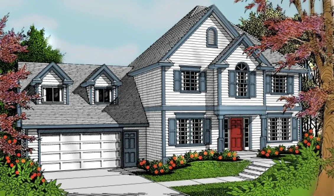 Full Rendering for House Plan #237221