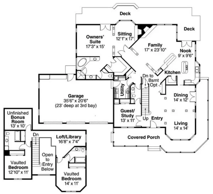 Plan for House Plan #349501