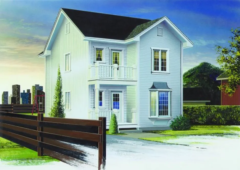 Full Rendering for House Plan #148371