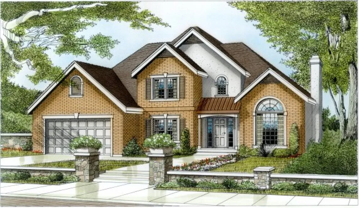 Full Rendering for House Plan #238221
