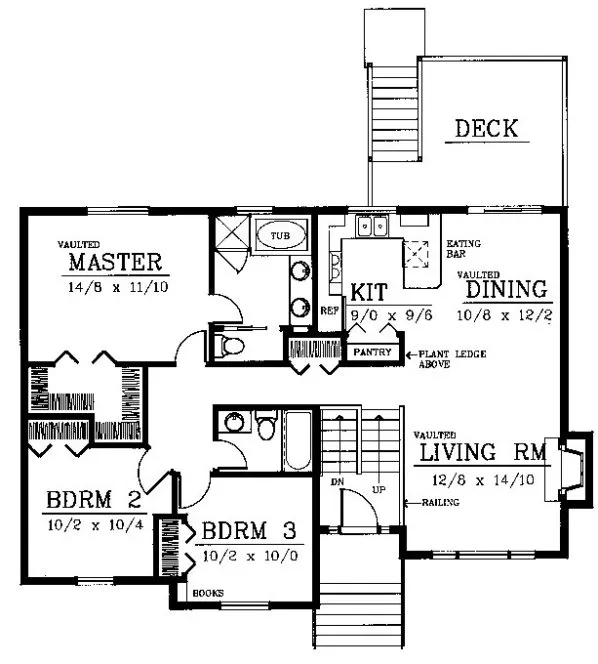 Main Floor Plan for House Plan #233031