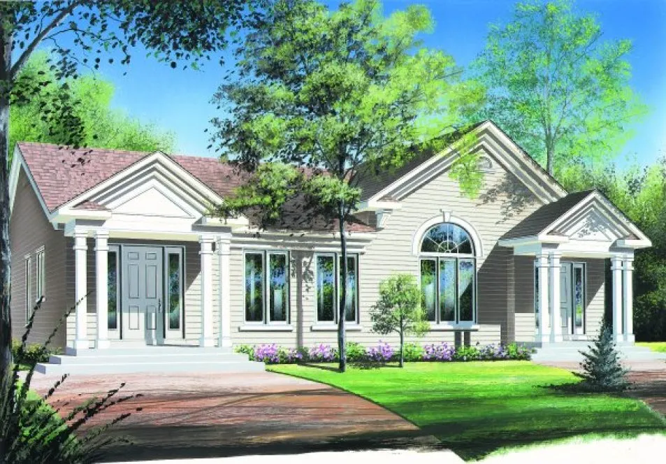 Full Rendering for House Plan #144702