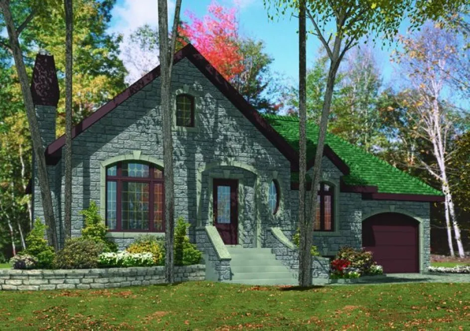 Full Rendering for House Plan #420244