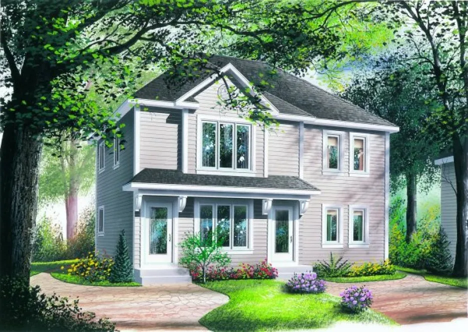 Full Rendering for House Plan #146902