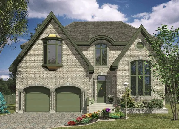 Full Rendering for House Plan #420344