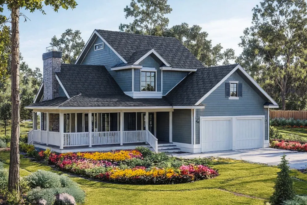 Full Rendering for House Plan #344811