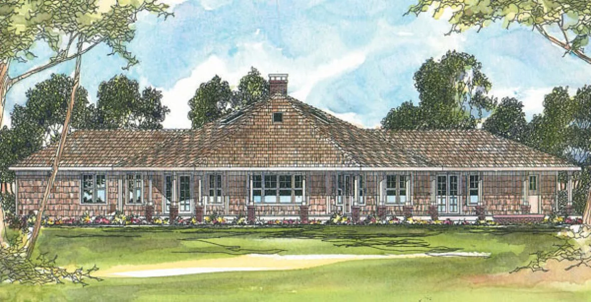 Full Rendering for House Plan #348521