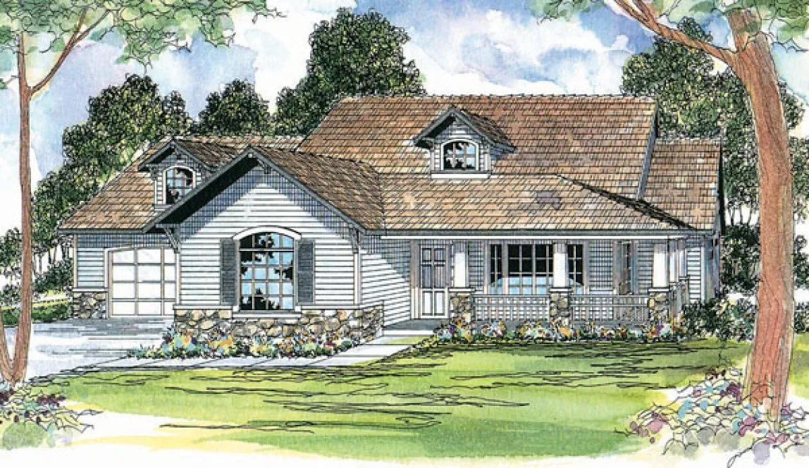 Full Rendering for House Plan #349521