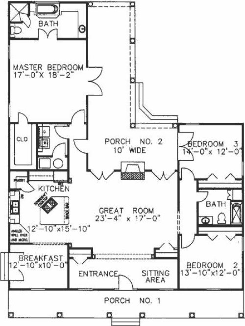 Main Floor Plan for House Plan #432502