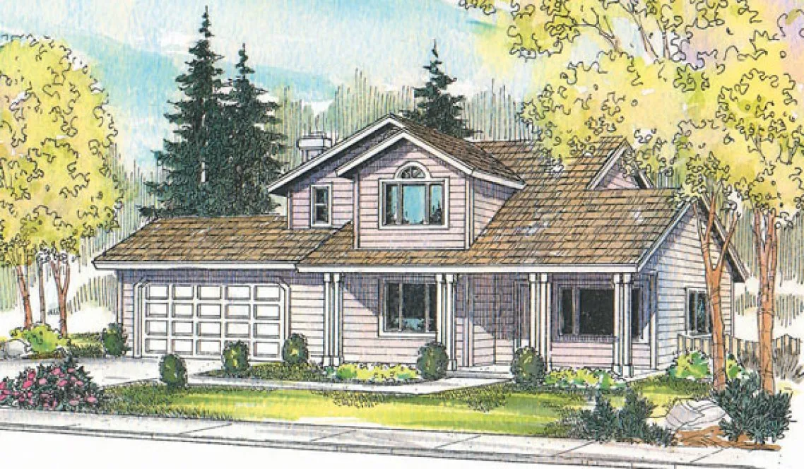 Full Rendering for House Plan #349721