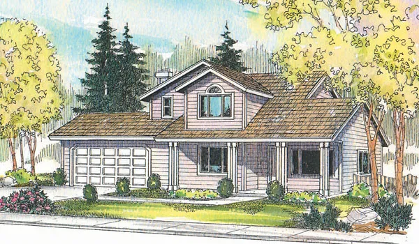 Full Rendering for House Plan #349721