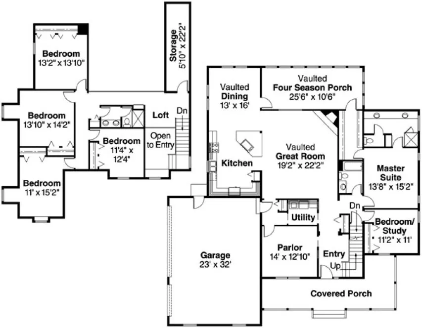 Plan for House Plan #342921
