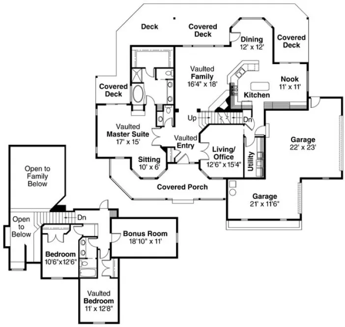 Plan for House Plan #340031