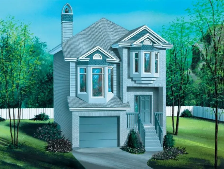 Full Rendering for House Plan #174920