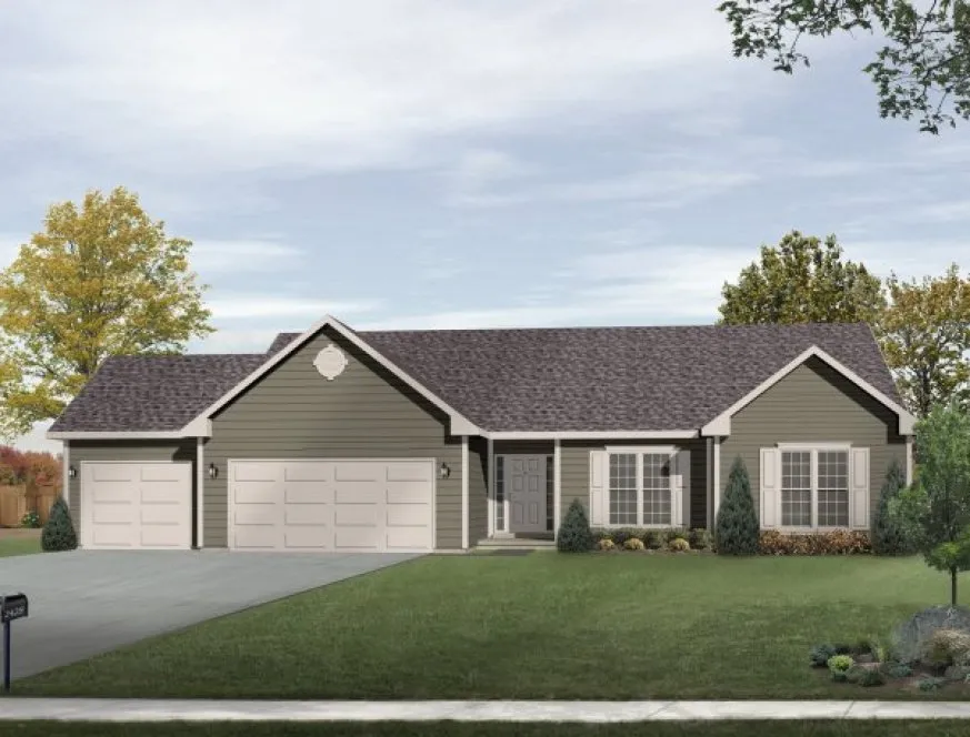 Full Rendering for House Plan #418242