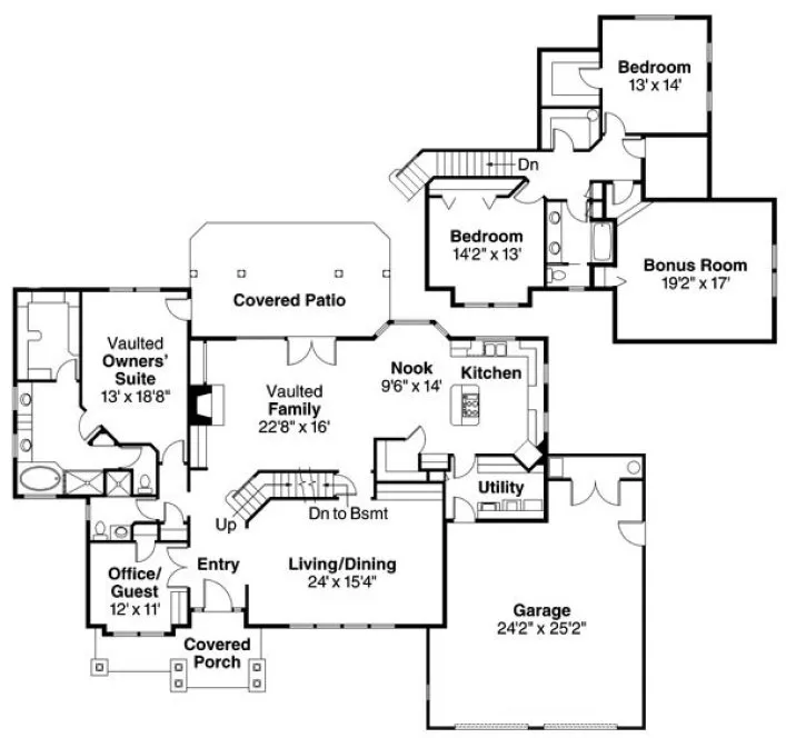 Plan for House Plan #345531