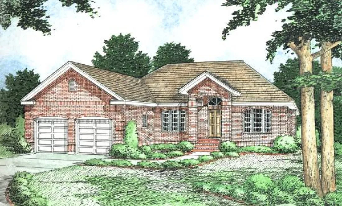 Full Rendering for House Plan #202035