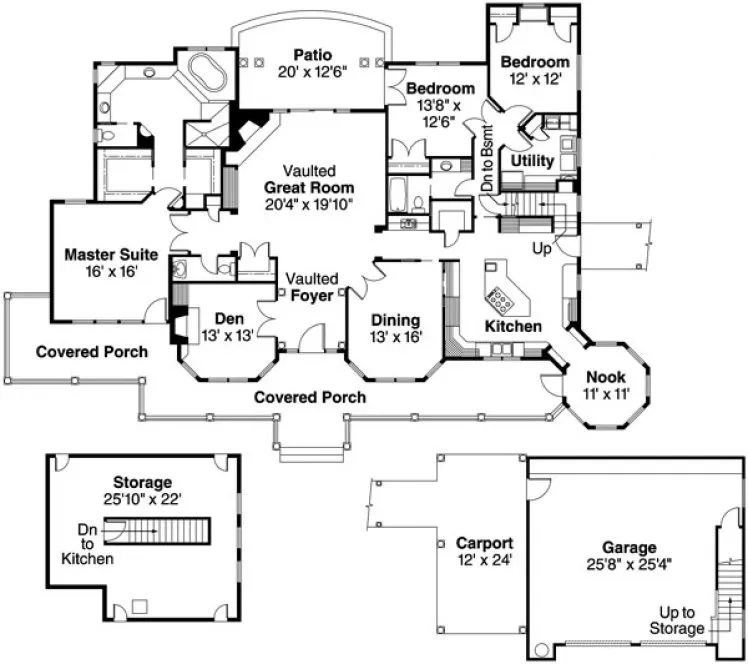 Plan for House Plan #341041