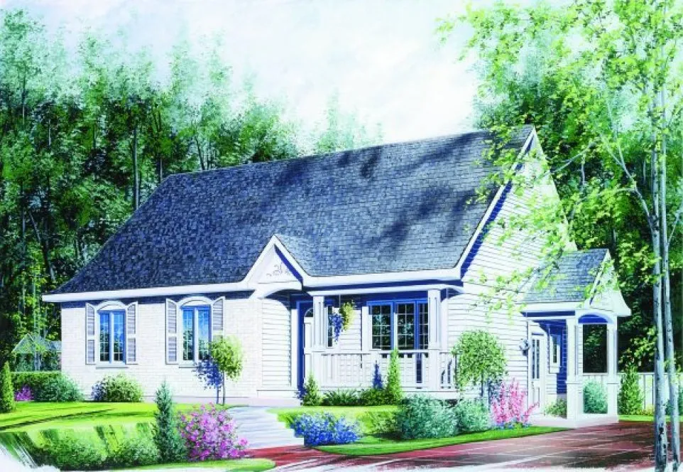 Full Rendering for House Plan #146212