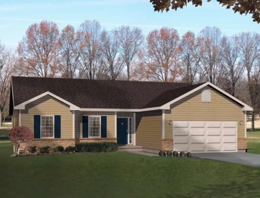 Full Rendering for House Plan #411052