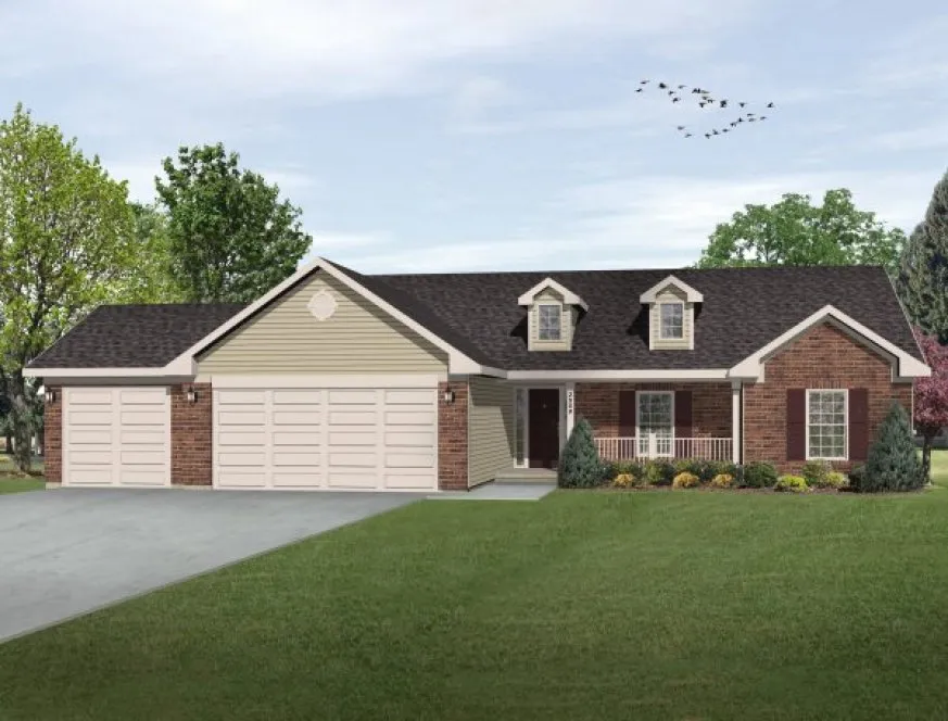 Full Rendering for House Plan #418052