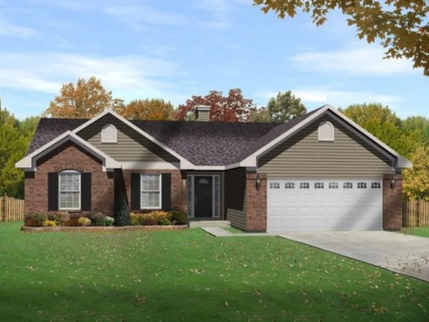 Full Rendering for House Plan #413152