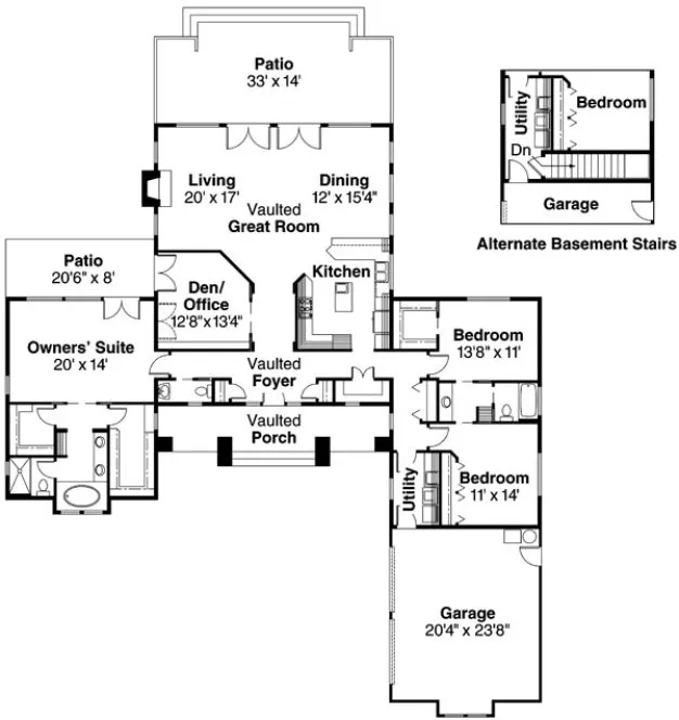 Plan for House Plan #340241