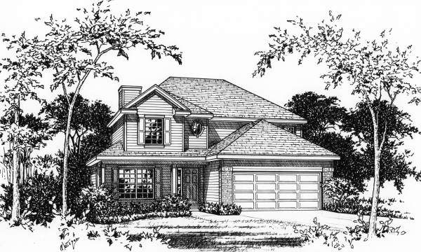 Full Rendering for House Plan #415152