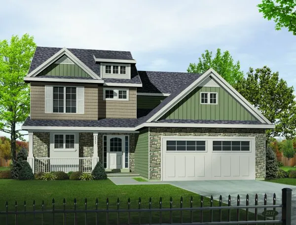 Full Rendering for House Plan #417152
