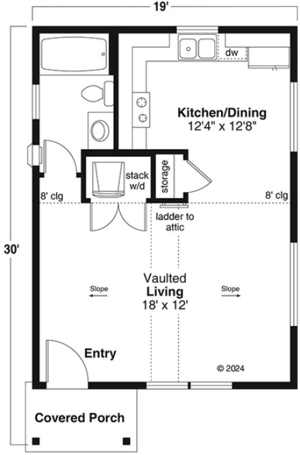 Main Floor Plan for House Plan #349160