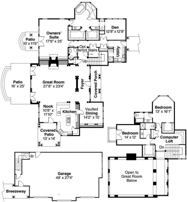 Plan for House Plan #340441