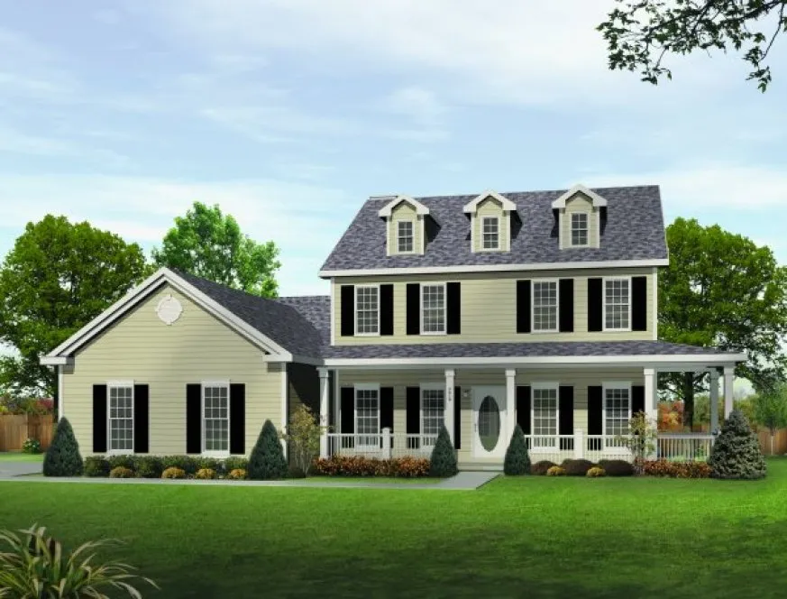 Full Rendering for House Plan #418152