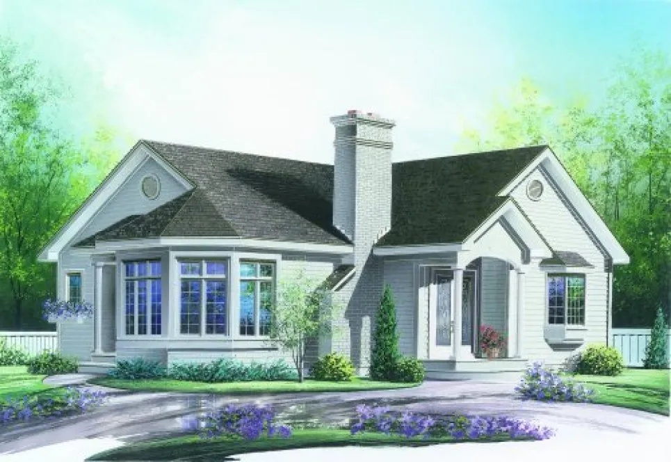 Full Rendering for House Plan #144412