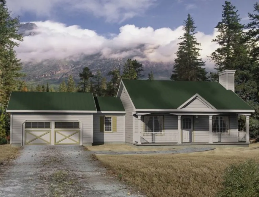 Full Rendering for House Plan #416252