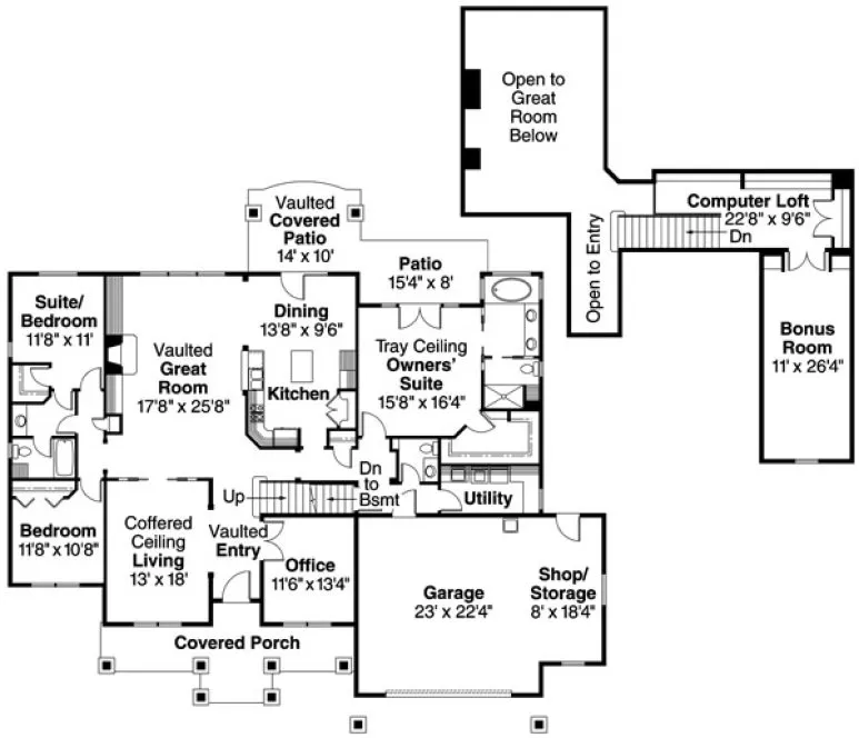 Plan for House Plan #340351